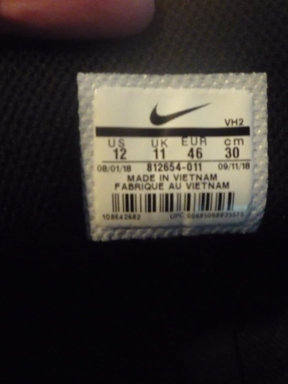 Nike men's shoes, size 12 US - Picture 4 of 6